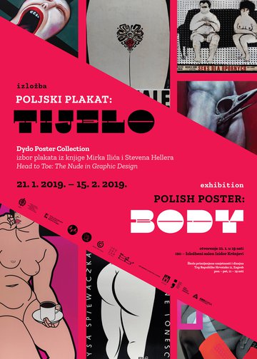 Poljski plakat: Tijelo u ISO – Izložbeni salon Izidor Kršnjavi 