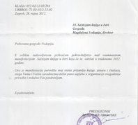 Predsjednik Republike Hrvatske Ivo Josipović prihvatio pokroviteljstvo nad 18-im Sa(n)jam knjige u Istri